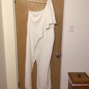 One shoulder romper/dress